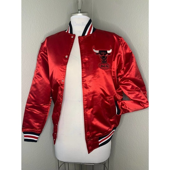 XXL Mitchell & Ness NBA Jacket Chicago Bulls - Picture 8 of 12
